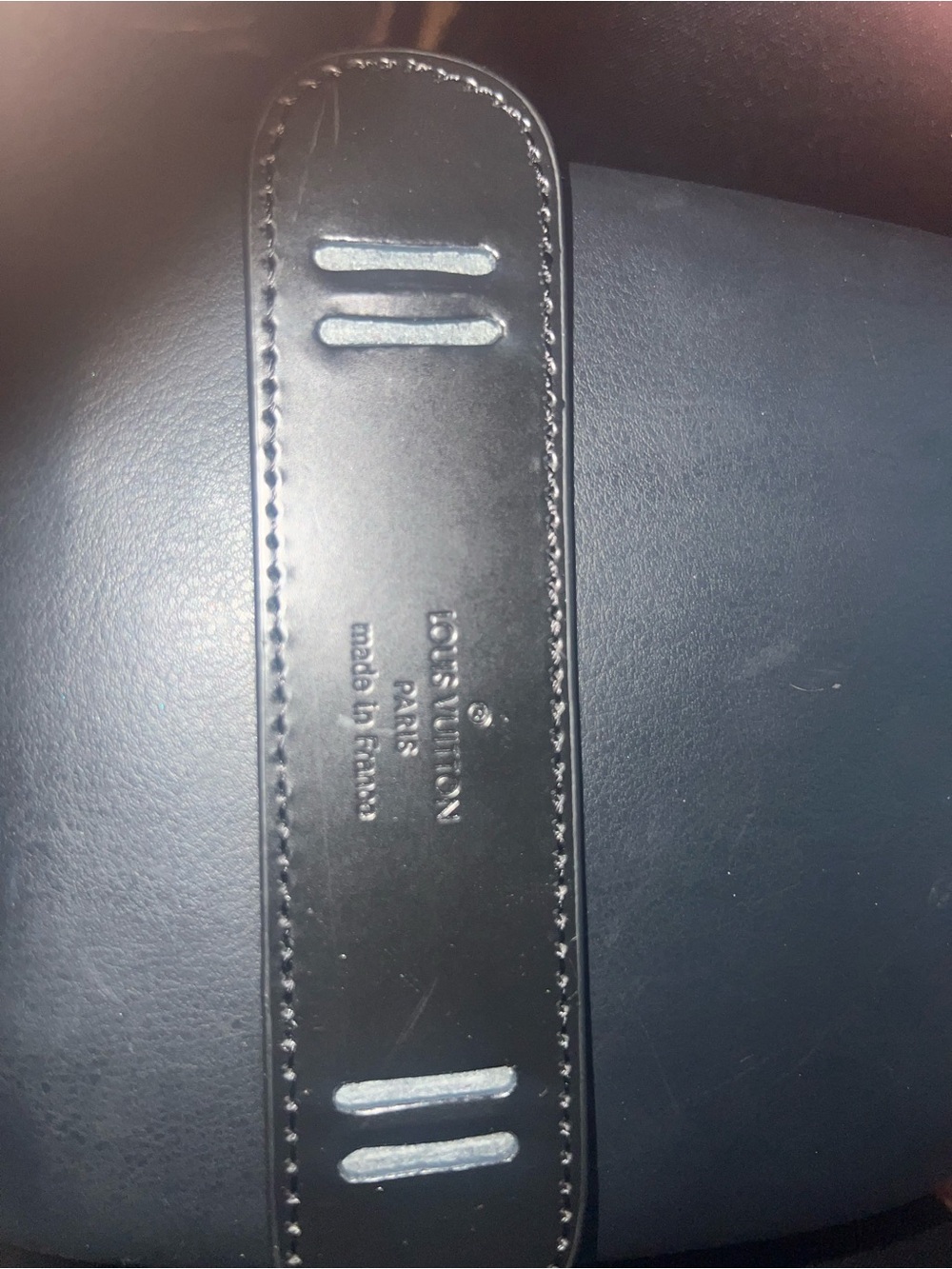 Louis Vuitton Black Men's Epi Leather Duffel Bag - Picture 7 of 12
